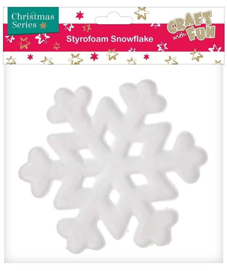 CHRISTMAS DECORATION SNOWFLAKE 185MM CRAFT WITH FUN 384013